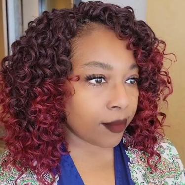 Imagem de Cabelo de crochê Saypeds GOGO Curl Deep Ocean Water Wave 10cm