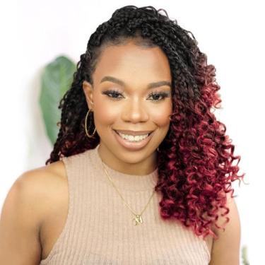 Imagem de Crochet Hair Fulcrum Goddess Box Braids 30 cm, 9 pacotes
