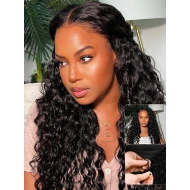 Imagem de Peruca Nadula Pre Everything Glueless Water Wave 13x4 HD Lace