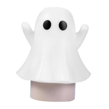 Imagem de Fenteer Difusor de óleos essenciais decorativo para Halloween, difusor de perfume, umidificador de aroma portátil assustador para escritório, presente de, Damasco