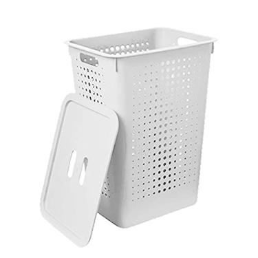 Imagem de Cesto com Tampa, Branco, OU