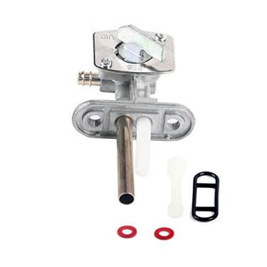 Imagem de Bomba de Válvula de Petcock, Metal e Plástico Torneira Chave de Válvula Com Orifícios de Montagem de 6 Mm para Motor Predador de Geradores