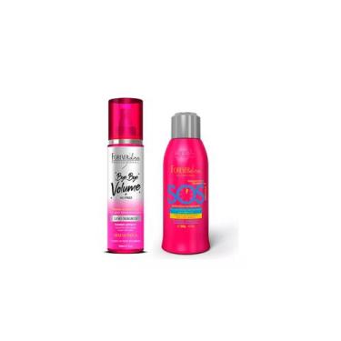 Imagem de Kit Reconstrutor SOS 300ml e Bye Bye 200ml Forever Liss - Forever Liss