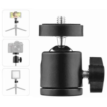 Imagem de Mini Cabeça Ball Head Universal 1/4" até 1kg - WorldView