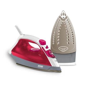 Imagem de Ferro De Passar a Vapor Elétrico Arno Steamgliss Base Ampla Cerâmica, 