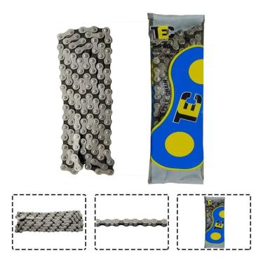 Imagem de Corrente Grossa Tec Bicicleta 114 Elos Bike Sem Marcha