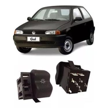 Imagem de Chave Comutadora Interruptor De Luzes Sem Reostato Vw Gol 1995 1996 Kostal 3109035
