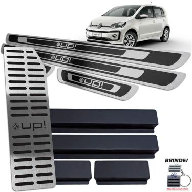 Imagem de Soleiras + Descanso de Pé Up 2014 A 2020 Preto Alto Relevo