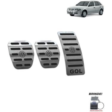 Imagem de Pedaleira Manual Volkswagen Gol G4 2005 a 2014 Preto