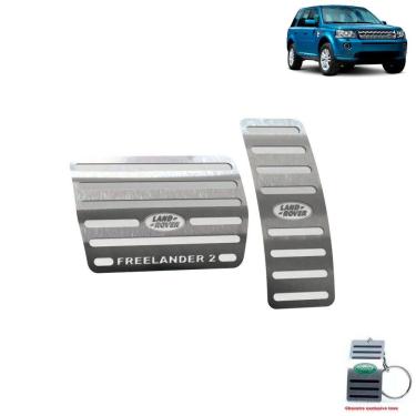 Imagem de Pedaleira Automático Aço Inox Land Rover Freelander 2 Prata