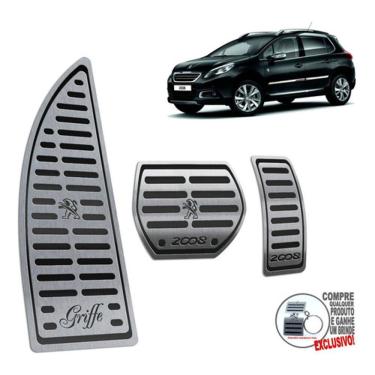 Imagem de Descanso + Pedaleira Peugeot 2008 Griffe 2019 2020 Preto