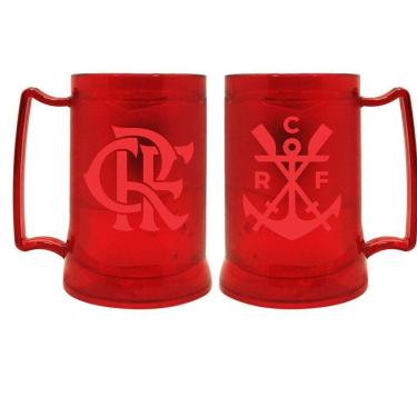 Imagem de Caneca De Gel Vermelha Crf Flamengo 400Ml