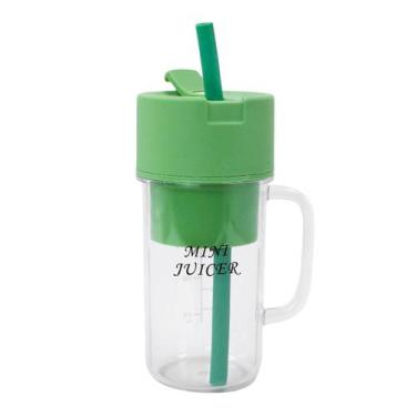 Imagem de Mini Liquidificador Portátil Usb 500Ml Shake Suco Verde - Shopmix