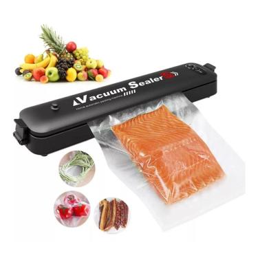 Imagem de Máquina Seladora A Vácuo Alimentos Embalagem Portátil Bivolt