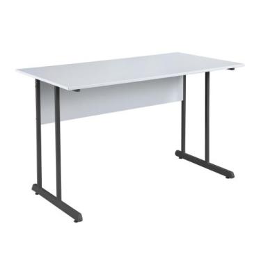 Imagem de Mesa de trabalho 1500 mm Cinza/preto Mdf 15mm - SchoolCenter