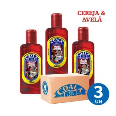 Imagem de Kit 3 Limpador Concentrado Perfumado de Ambientes Cereja e Avelã Coala