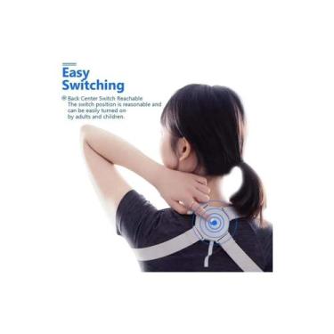 Imagem de Corretor de postura, sensor inteligente, suporte para clavícula trasei