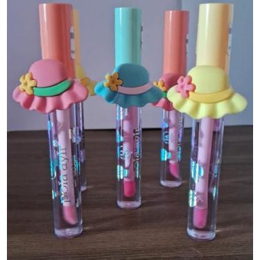 Imagem de Lip Gloss Brilho Labial Angel e Stchit e Outros Personagens Com ou sem Glitter aleatorio