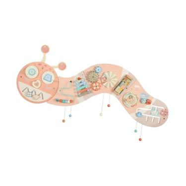 Imagem de Dynwave Painel de parede de atividades, brinquedos sensoriais, quebra-cabeça, brinquedos de aprendizagem, desenho animado, quadro de atividades, quadro