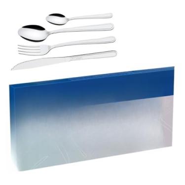 Imagem de Faqueiro Jogo De Talheres 24 Peças Faqueiro Aço Inox Utensílios Cozinha(Búzios 24pç Estoq. Promocional)