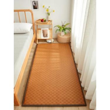 Imagem de 5JJJLOOOPP Tapetes de tatame japonês – Tapete de área escorregadio de videira de verão, tapete de cama dobrável adequado para sala de estar interna e quarto tapete de porta (F,150 * 200 cm/59 * 79