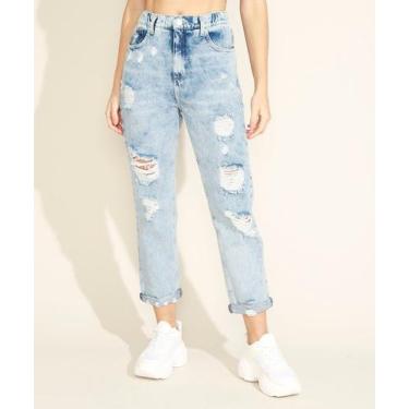 Imagem de Calça jeans feminina - Rasgada 