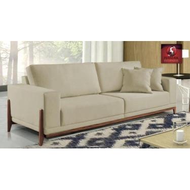 Imagem de Sofá Lux Linho - Bege 2,20m - Ferreira Estofados