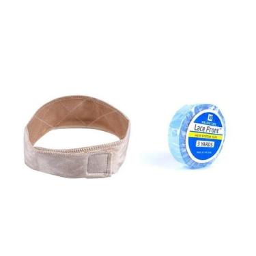 Imagem de Faixa Hair Grip + Fita Adesiva Lace Front Wig - Preto - C e c shop