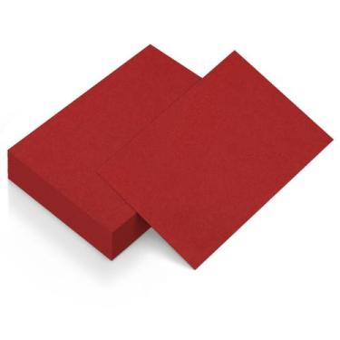 Imagem de Cartolina Goefun 80 libras 21,5x28 cm Vermelho escuro 50 folhas