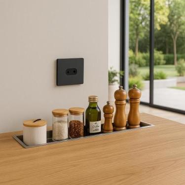 Imagem de Porta Temperos Embutido Organizador Cozinha Funcional 70cm Inox - Cozi