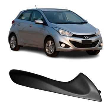 Imagem de Gatilho Maçaneta Interna HB20 Preta HB20S Lado Direito Porta Dianteira E Traseira De 2012 Até 2019