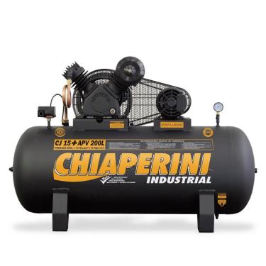 Imagem de Compressor de Ar A.Pressão Tri 3HP 200L 000679 Chiaperini