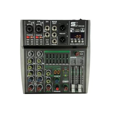 Imagem de Mesa de Som 4 Canais Com Bluetooth, EFX e USB MGC-4 USB - Soundcast