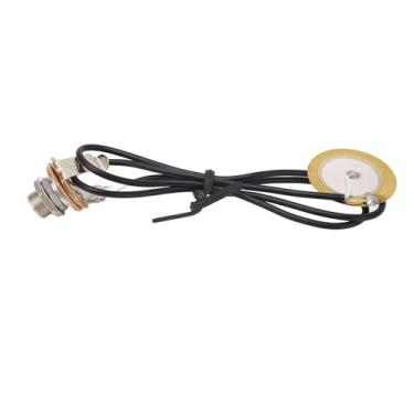 Imagem de Eujgoov Captador de Guitarra Profissional Piezo Transdutor Jack Acústico Transdutor de Metal para Guitarra Violino Bandolim Com Resistência Ao Calor Projetado para Instrumentos
