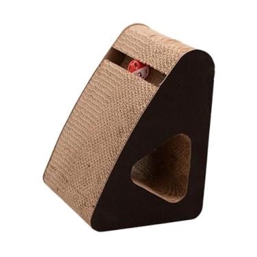 Imagem de WeiLaiKeQi Arranhador para gatos de interior, almofada de arranhar multiuso, construção resistente, decoração para casa, parede, móveis, protetor, esconderijo, S