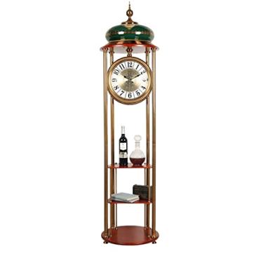 Imagem de Relógio de chão Relógio de chão vintage, relógio estilo europeu, sala estar, antigo, pêndulo cobre completo 2023