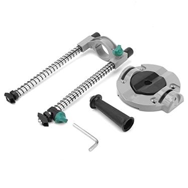 Imagem de Hyuduo Porta de Perfuração de ângulo Ajustável, Suporte de Perfuração de Liga de Alumínio para Elétrica, Acessório de Ideal, Pequeno e Leve e Leve, ângulo Ajustável Em 45 Graus