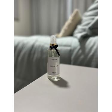 Imagem de Home Spray, Difusor de Ambiente, com 8 Varetas de 25cm, Frasco de Vidro com Laço Preto (250 ML, Vanilla)