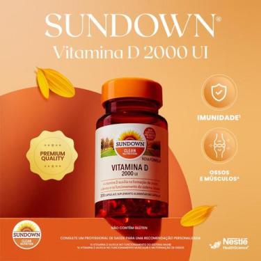 Imagem de Suplemento Alimentar Sundown Vitamina D 2.000 UI 200 Cápsulas