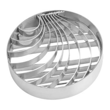 Imagem de Cortador de concha, 2 em 1, de aço inoxidável, em forma de concha, molde de cozimento de pão e biscoito, ferramenta de carimbo dupla face para fazer biscoitos