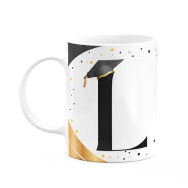 Imagem de JPS INFO, Caneca de Formatura - Inicial do nome letra L - 325ml