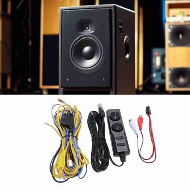 Imagem de Yunir Controle de fio, cabo de controle de alto-falante subwoofer estéreo para carro Pioneer TS WX130DA, melhor qualidade de som, kit adaptador de interface de substituição estéreo, ajuste de