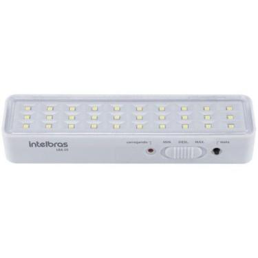 Imagem de Luminária de Emergência 30 LEDs 100 Lumens - Intelbras LEA 30, Bivolt