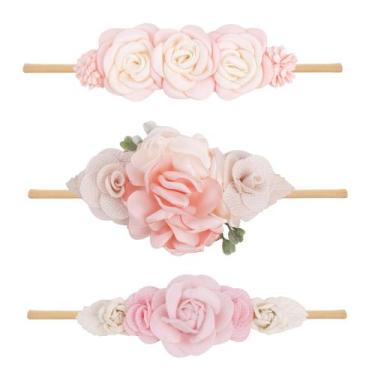 Imagem de Conjunto de 3 peças de nylon floral BFNAA Girl Baby Girl - Bfnaagirl