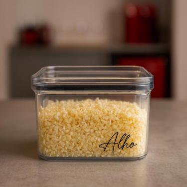 Imagem de Porta alho - pote para alho - porta cebola - porta molho de tomate - c