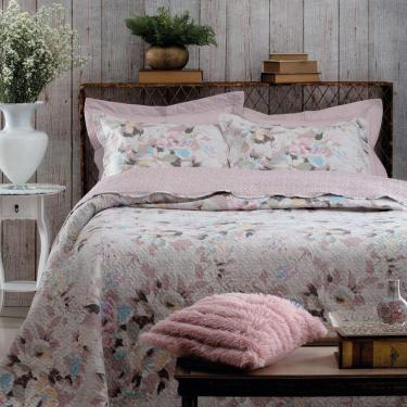 Imagem de Kit Cobre Leito Colcha Casal Boutex Dupla Face Chipre 100% Poliéster