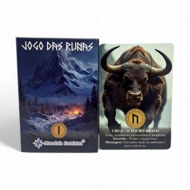 Imagem de Baralho Jogo das Runas 25 Cartas Plastificadas Detalhadas - mandala