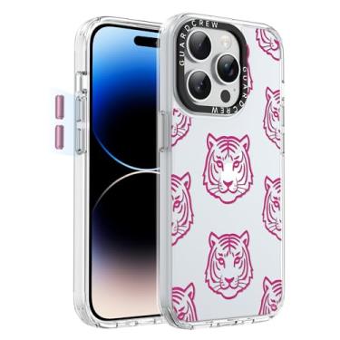 Imagem de GuardCrew Capa para iPhone 14 Pro, [proteção contra quedas de grau militar de 3,5 m à prova de colisão] [antiamarelamento e antidescasca] capa de telefone fina à prova de choque transparente TPU para