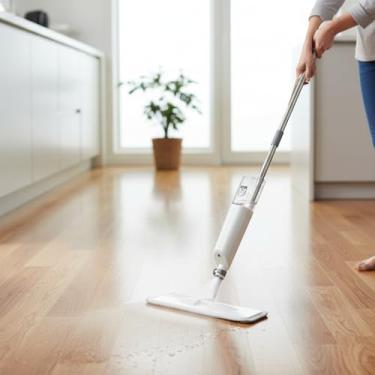 Imagem de Esfregão com Spray 470ml e Cabo Ajustável (Max Clean)