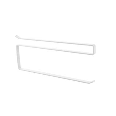 Imagem de Suporte Para Porta Rolo De Papel Toalha Prateleira Multifuncional Branco(3)